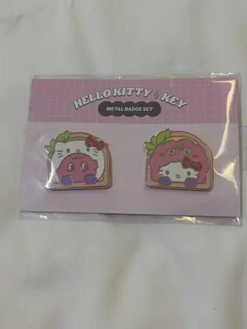 SHINee 샤이니 헬로키티 & 키 KEY 메탈 배지 세트