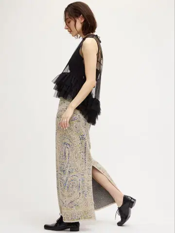 AmeriVINTAGE ASMEE I LINE KNIT SKIRT