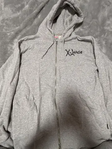 X-LARGE 더블 집업 후드티