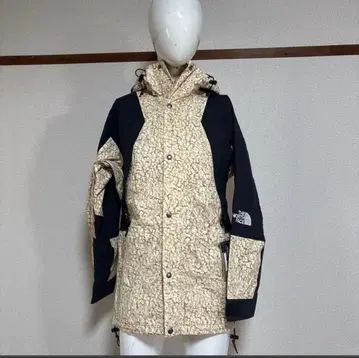 US 한정판 THE NORTHFACE 베이지 블랙 마운틴 후드티