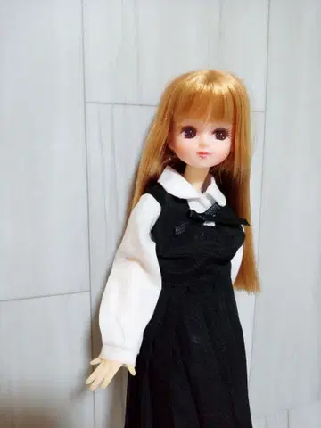 커스텀 리카짱 스트레이트 롱 옷 갈아입히기 인형