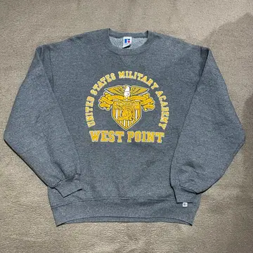 미국 사관학교 RUSSELL 러셀 맨투맨 90년대 미국제