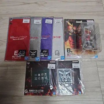 제일복권 가면라이더 쿠우카 B, E, G상 7점 새상품 미개봉