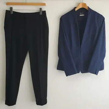 나노 유니버스 x 엠프리미어 여성용 자켓 팬츠 상하의 세트