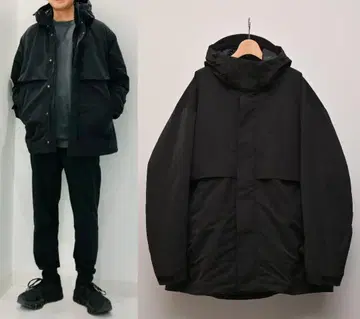 UNIQLO +J 하이브리드 다운 오버사이즈 후드티 질 샌더