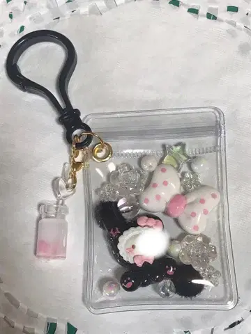 캔디 백 키링 블랙 계열
