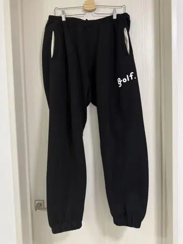 8gshoot 블랙 스웨트 팬츠 XL