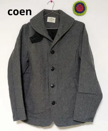 새상품 coen 남성용 울 피코트