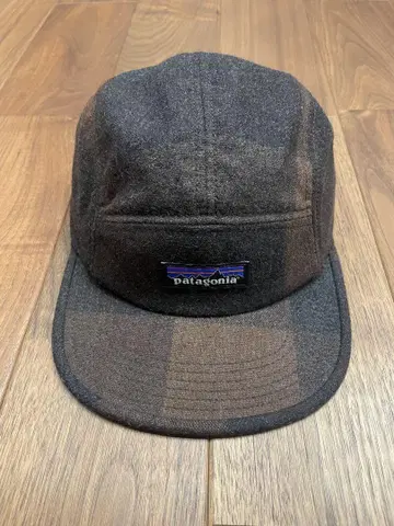 patagonia 다크 브라운 체크 캡