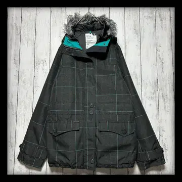 [ 마운틴 파카 점퍼 ] US 수입 구제 의류 M~L 블랙 체크