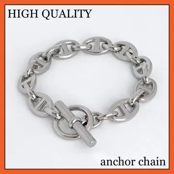 새상품 앵커 체인 팔찌 10mm 스테인리스 316L 셰누
