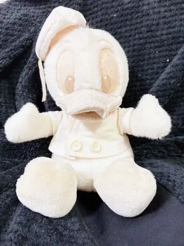[ 레어 ] 도널드 덕 봉제 인형 프리미엄 화이트