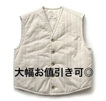 searoomlynn 더블 퀼팅 베스트 아이보리