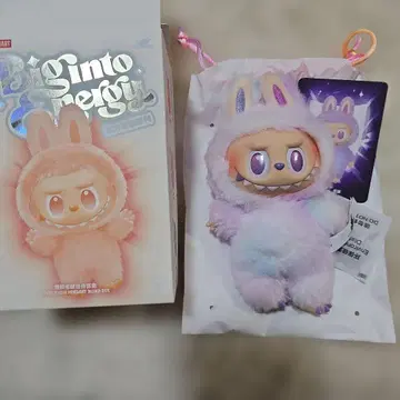 POPMART Big into Energy LUCK 봉제 인형 펜던트
