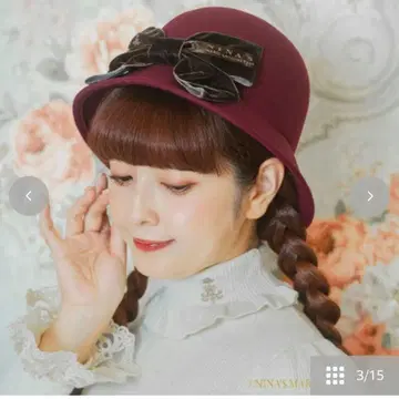시마무라 x 니나스 x 아오키 미사코 리본 메트로햇 정가 2420엔