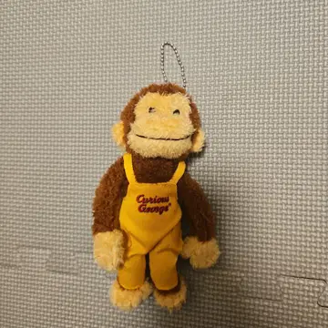 호기심 많은 조지 봉제 인형 마스코트 키체인 GEORGE'S 오리지널