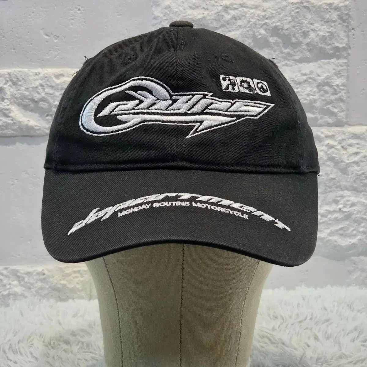 p6-6: Thisisneverthat Motorcycle Embroidered Ball Cap (56~60)