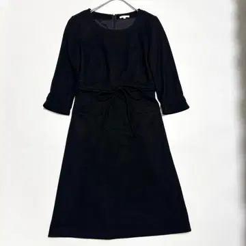 [새상품급] To be Chic 블랙 포멀 원피스 리본
