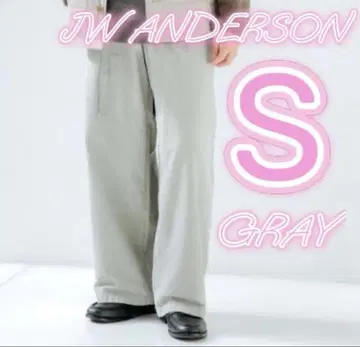 25AW 유니클로 JWANDERSON 코듀로이 워크 팬츠 그레이 S