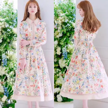 에밀리아 위즈 꽃무늬 보타니컬 원피스