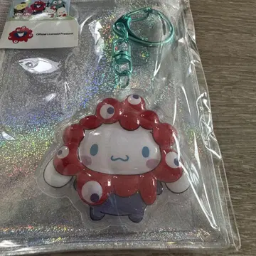 오사카 간사이 만박 미야쿠미야쿠 산리오 통통 입체 키링 시나모롤