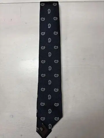 UNITED ARROW 네이비 페이즐리 무늬 넥타이