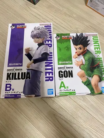 HUNTER x HUNTER 제일복권 키루아 곤 피규어 세트