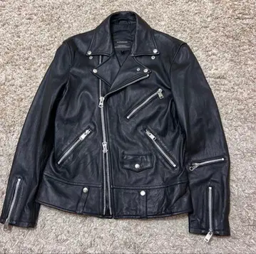새상품급 JACKROSE 더블 라이더 자켓 램 가죽 4 XL
