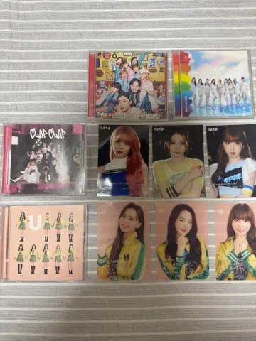 NiziU CD+DVD 트레이딩 카드 클리어 파일 세트