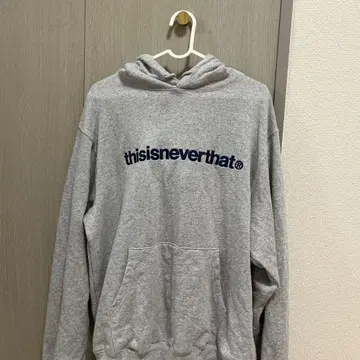 thisisneverthat 후드 부착 후드티 그레이