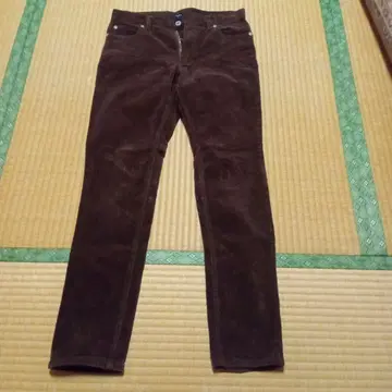 BEAMS HEART 브라운 코듀로이 팬츠 S