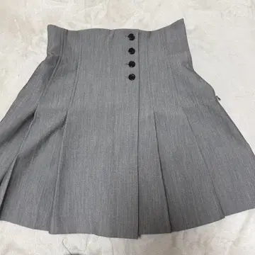 SNIDEL 사이드 플리츠 스카숏팬츠 GRY 사이즈0
