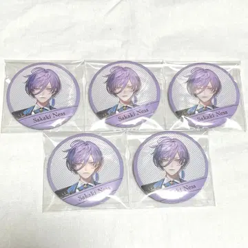 사카키 네스 welcome goods 캔뱃지 5개 세트