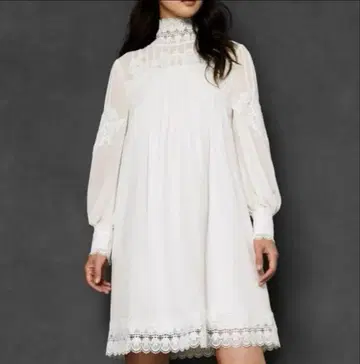 [ 새상품급 ] Ted BAKER 레이스 쉬폰 원피스 클리닝 완료