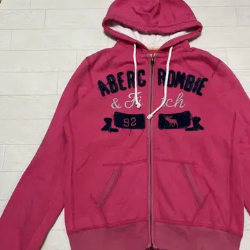 00s Abercrombie & Fitch 집 후디 y2k 속기모
