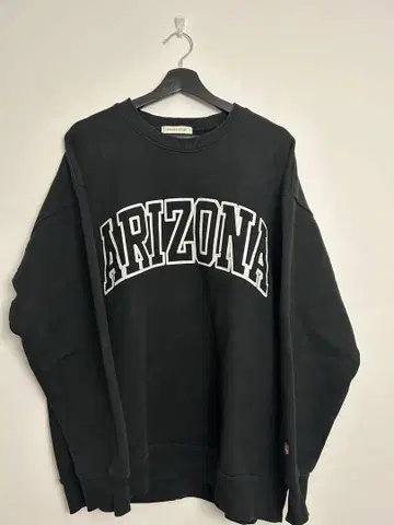ARIZONA 블랙 맨투맨 트레이닝복