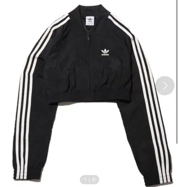 adidas 크롭 자켓 블랙