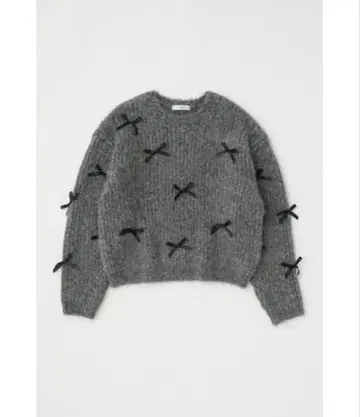 MOUSSY [WEB 한정판] RIBBON FANCY 니트탑