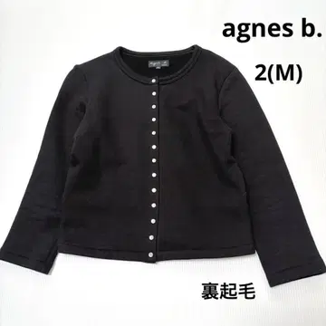 [ 에네스베 agnes b. ] 속기모 가디건 블랙 2 M 가을/겨울