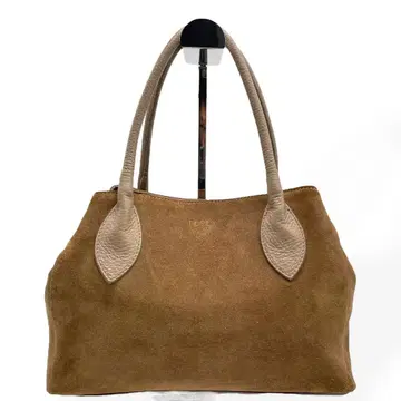 새상품급 FURLA 훌라 핸드백 브라운 스웨이드 가죽