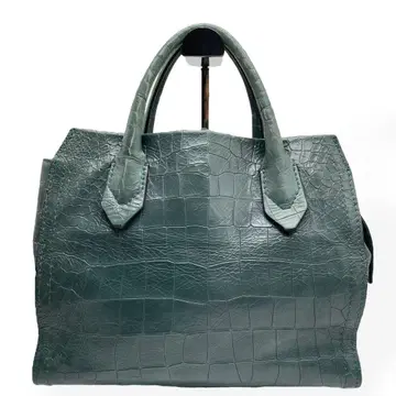 새상품급 GIANNI CHIARINI 지아니카리니 핸드백 악어 무늬