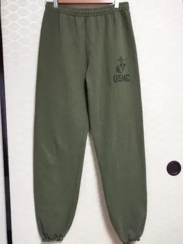 (4869) USMC 트레이닝 스웨트 팬츠 미군 실물 유즈드
