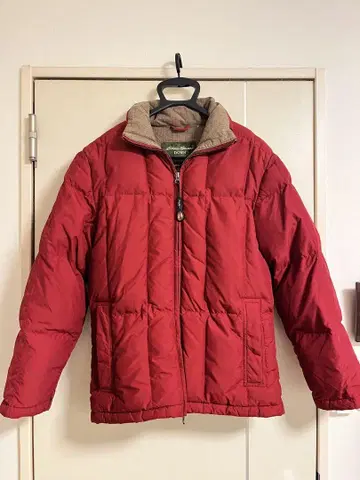새상품급 Eddie Bauer 에디 바우어 다운 자켓 빨간색