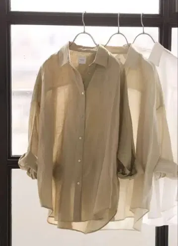 Spick & Span 80 린넨 카슈쿨 빅 셔츠