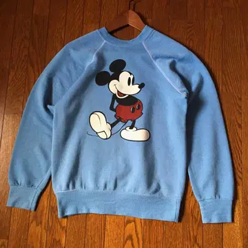 아리하라 미유키 착용 70s 80s Disney 미키마우스 맨투맨