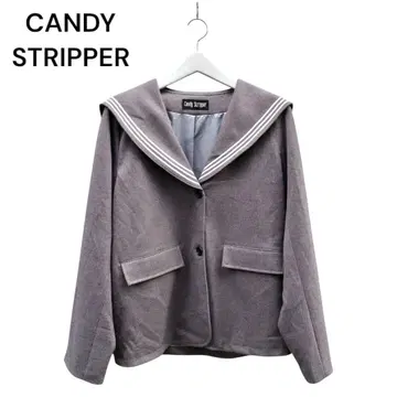 CANDY STRIPPER 세일러 자켓 블루종
