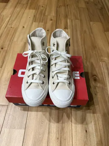 CONVERSE ALL STAR 하이컷 스니커즈 베이지