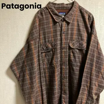 00s 파타고니아 오가닉 코튼 피오르드 플란넬 셔츠
