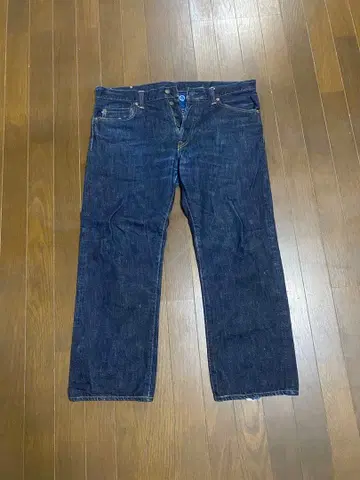 모모타로 스트레이트 데님 다크 블루