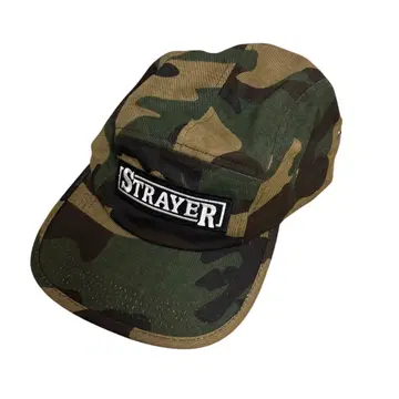 STRAYER 카모플라쥬 캡 구제 의류 빈티지